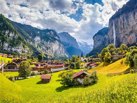 Swiss village - Swiss design, almost. By 1989, Grindelwald had been basically completed, situated around an artificial lake, with the original houses, as well as a tourist resort, chapel, retirement village and ...